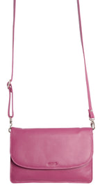 SADDLER Olivia 3-Section Leather Crossbody Bag & Clutch, Compact & Stylish, Gift Boxed
