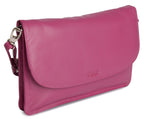 SADDLER Olivia 3-Section Leather Crossbody Bag & Clutch, Compact & Stylish, Gift Boxed