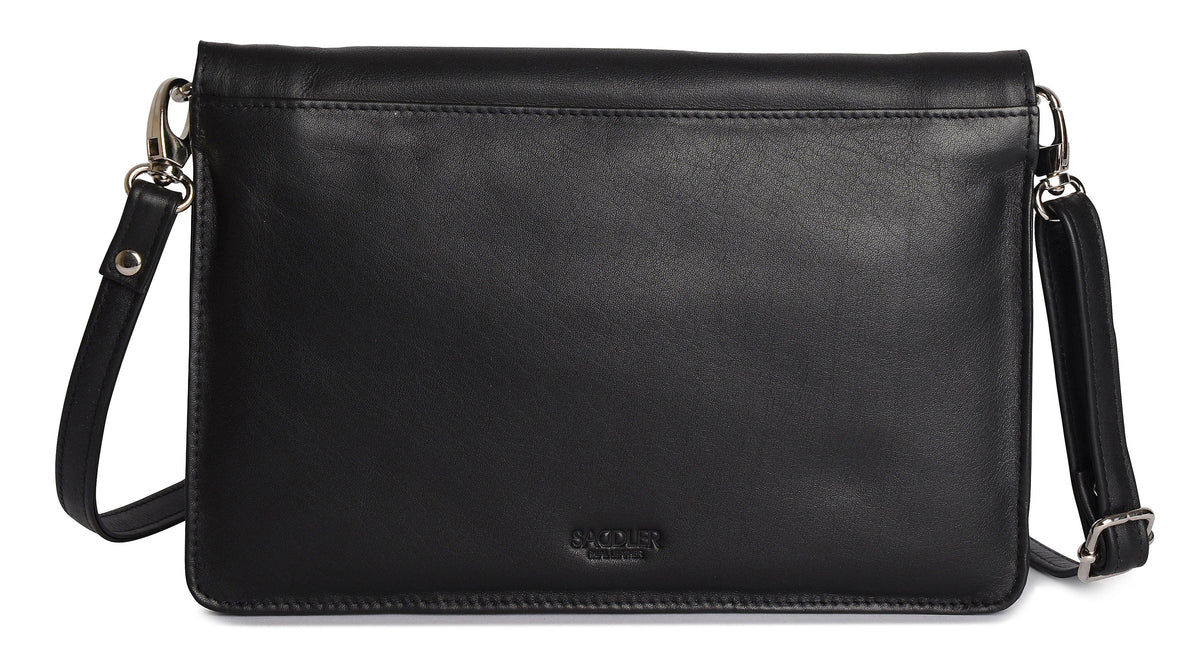SADDLER Olivia 3-Section Leather Crossbody Bag & Clutch, Compact & Stylish, Gift Boxed