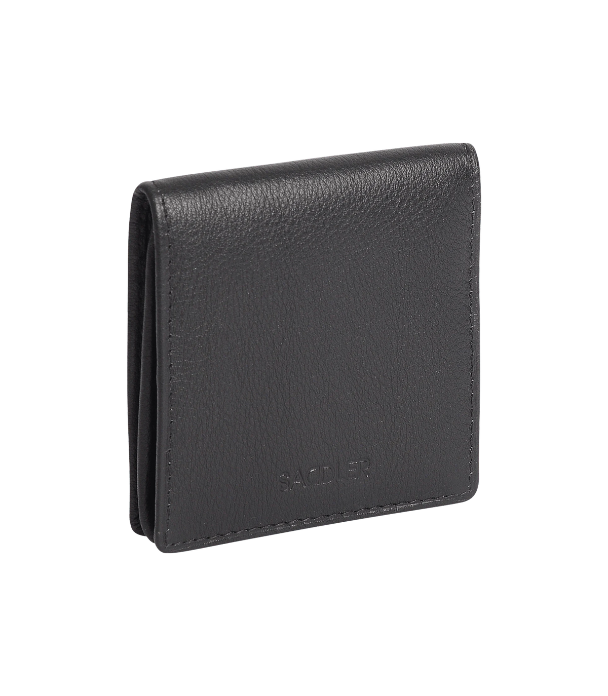 SADDLER POPPY Leather Square Mini Tray Purse
