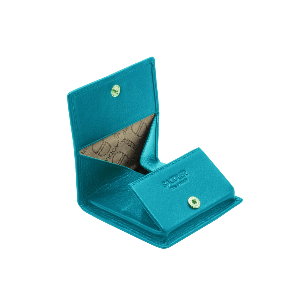 SADDLER POPPY Leather Square Mini Tray Purse