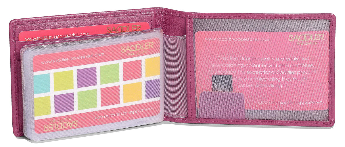 Robyn Compact Leather Card Wallet, Handmade by Saddler | RFID Protected & Gift Boxed