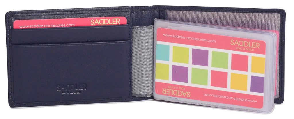 Robyn Compact Leather Card Wallet, Handmade by Saddler | RFID Protected & Gift Boxed