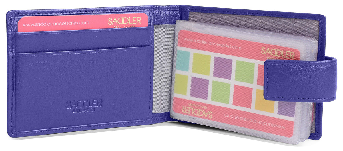 Robyn Compact Leather Card Wallet, Handmade by Saddler | RFID Protected & Gift Boxed