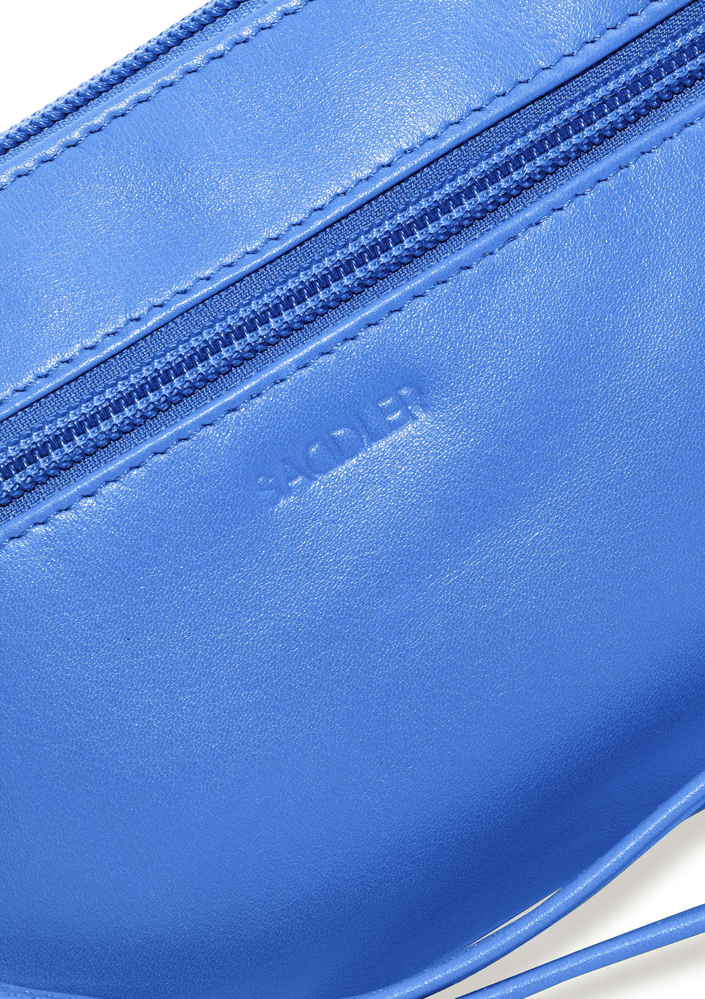 SADDLER SCARLETT Leather Zip Top Mini Clutch, Phone Holder with Detachable Wrist Strap, RFID Protected