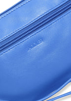 SADDLER SCARLETT Leather Zip Top Mini Clutch, Phone Holder with Detachable Wrist Strap, RFID Protected