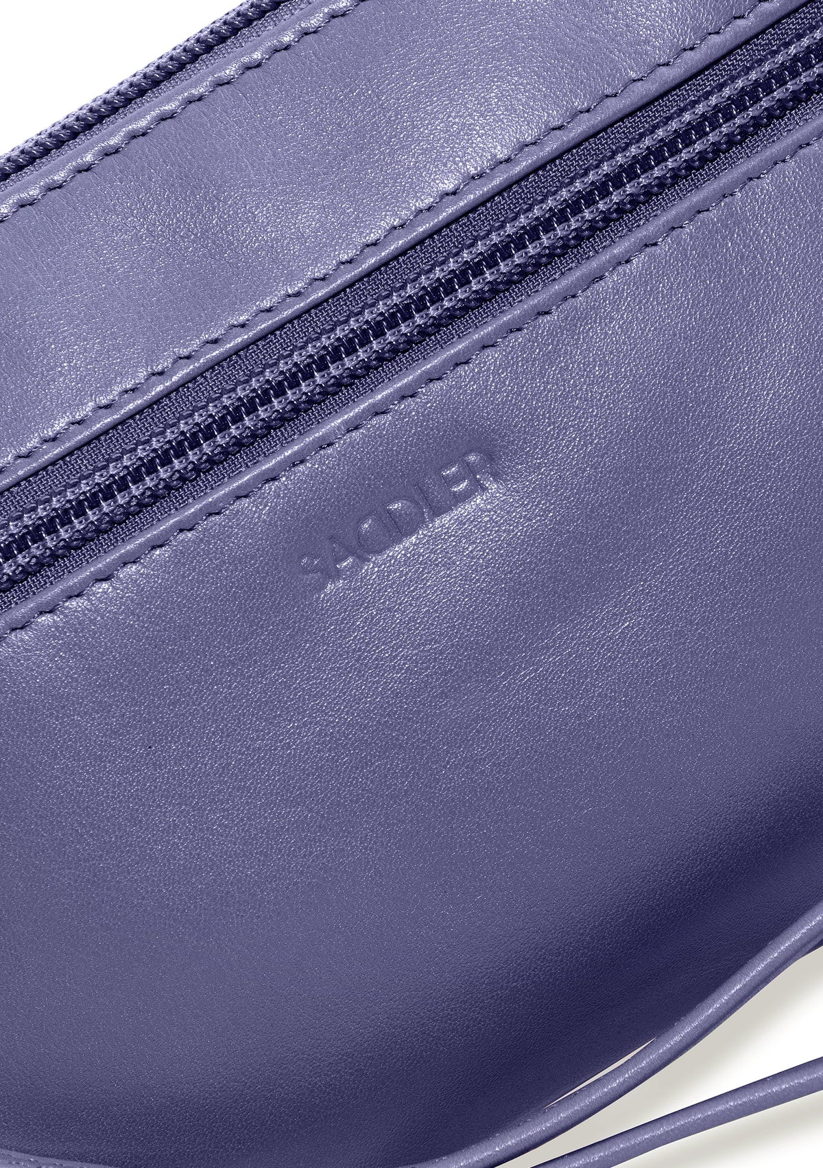 SADDLER SCARLETT Leather Zip Top Mini Clutch, Phone Holder with Detachable Wrist Strap, RFID Protected
