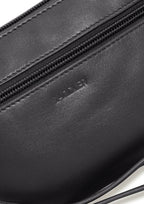SADDLER SCARLETT Leather Zip Top Mini Clutch, Phone Holder with Detachable Wrist Strap, RFID Protected
