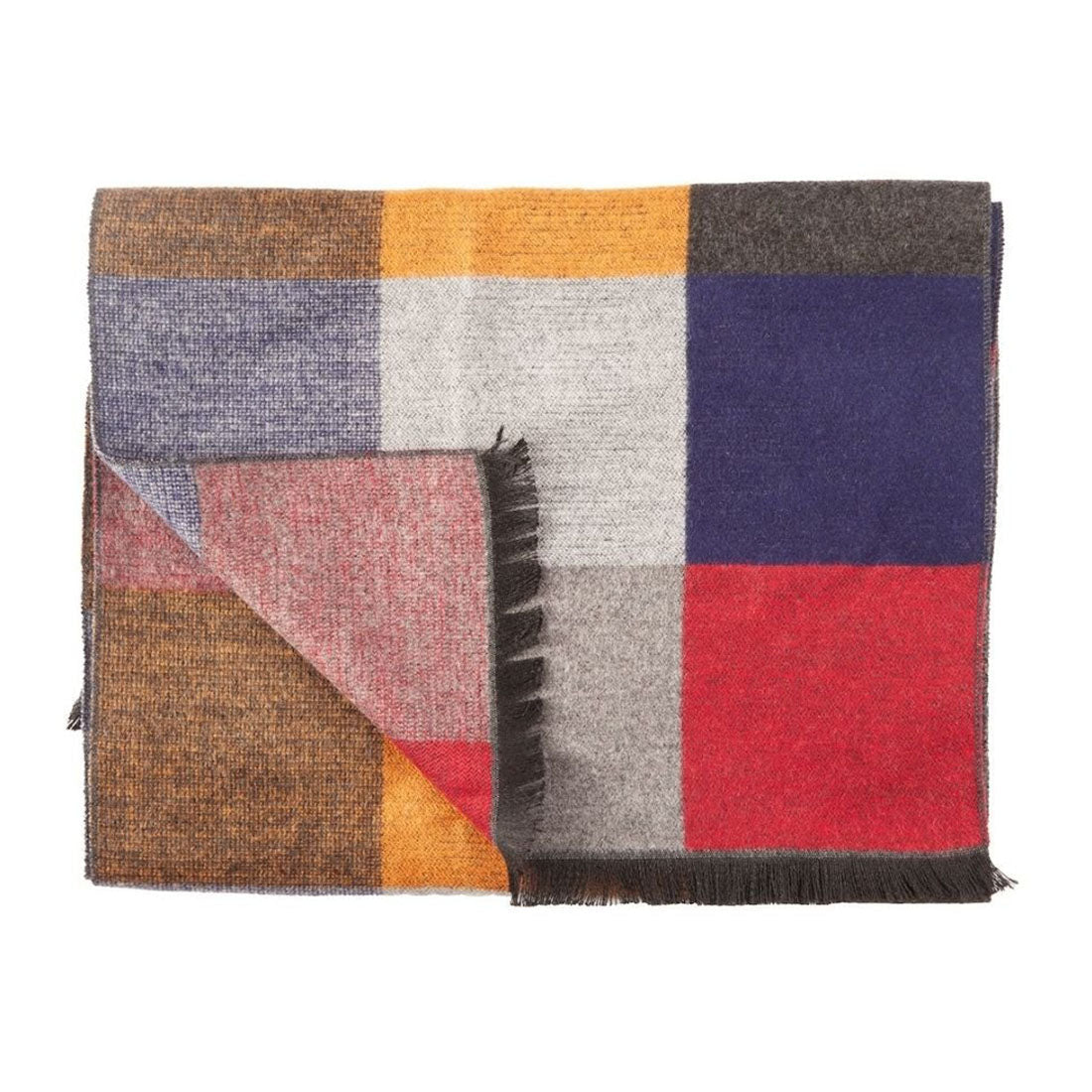 Multicolour Check Bamboo Scarf