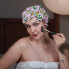 Shower Cap, Avocado Print