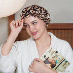 Shower Cap, Leopard Print