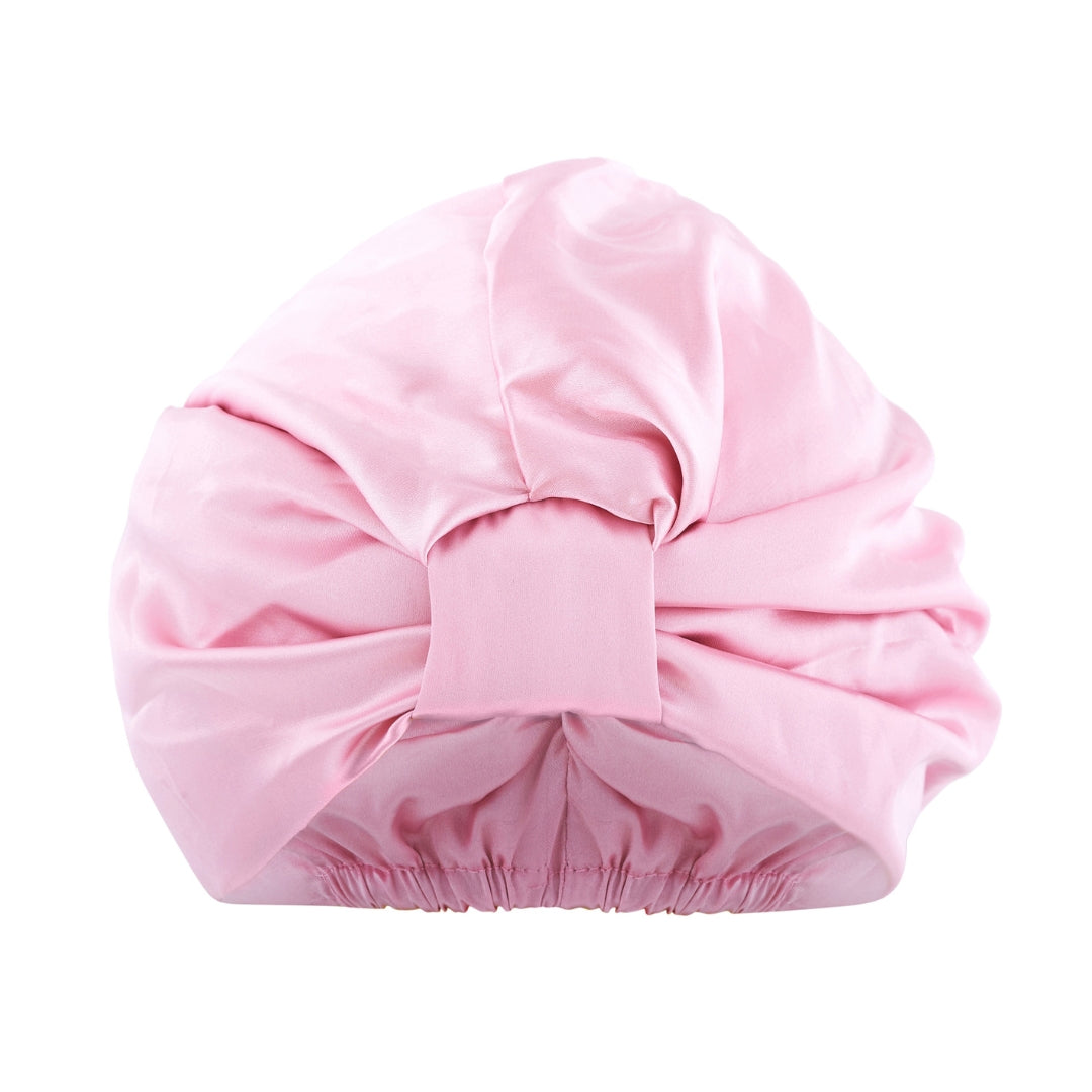 Satin Sleep Turban, Blush