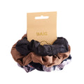 Cloud Satin Hair Scrunchie Set (set of 3), Moonlit Mocha