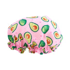 Shower Cap, Avocado Print