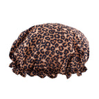 Shower Cap, Leopard Print