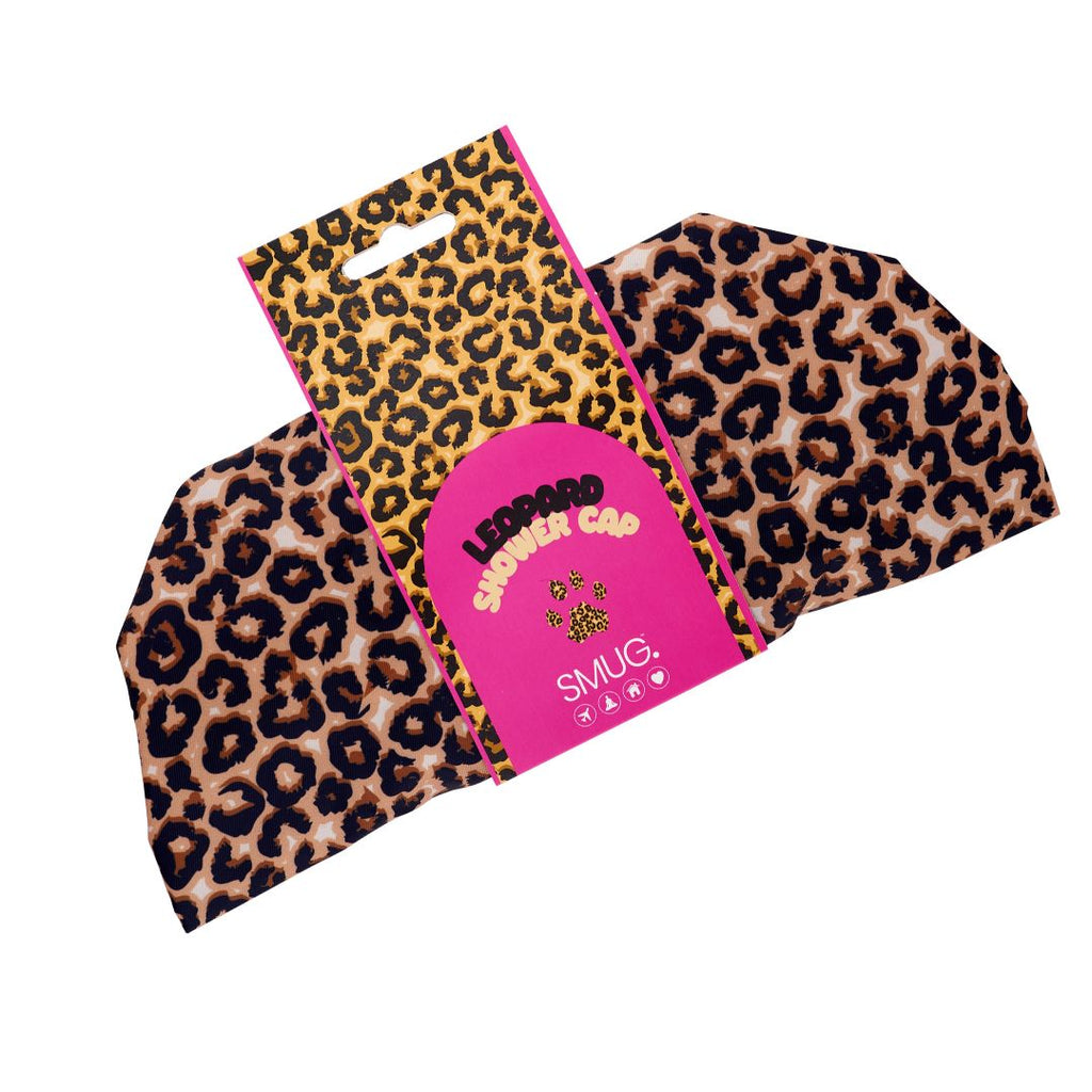 Shower Cap, Leopard Print