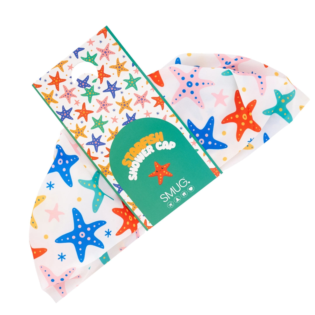 Shower Cap, Starfish Print
