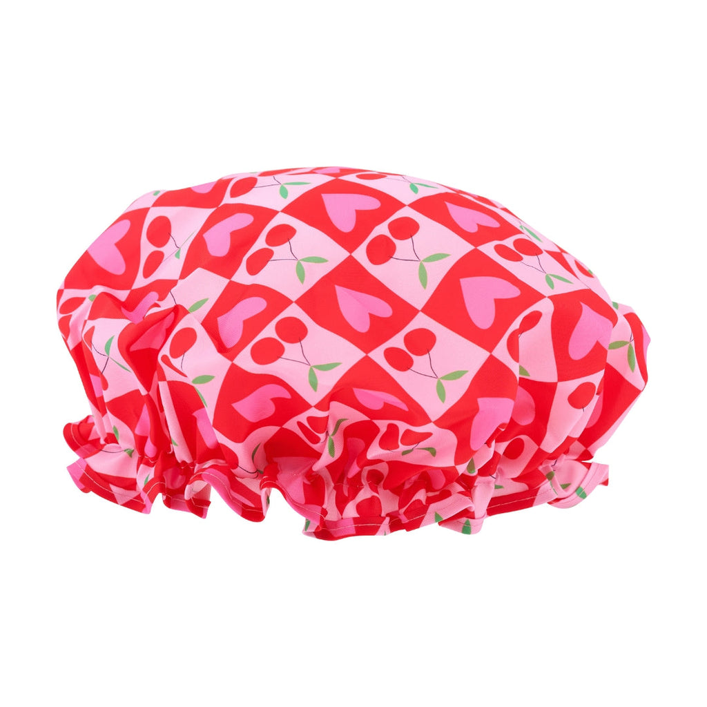 Shower Cap, Sweet Cherry Print