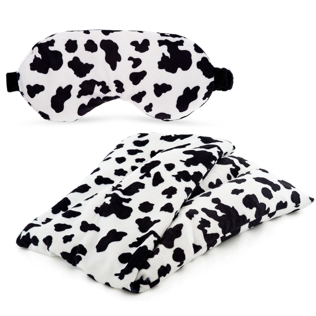 Soothing Lavender Set, Cow Print