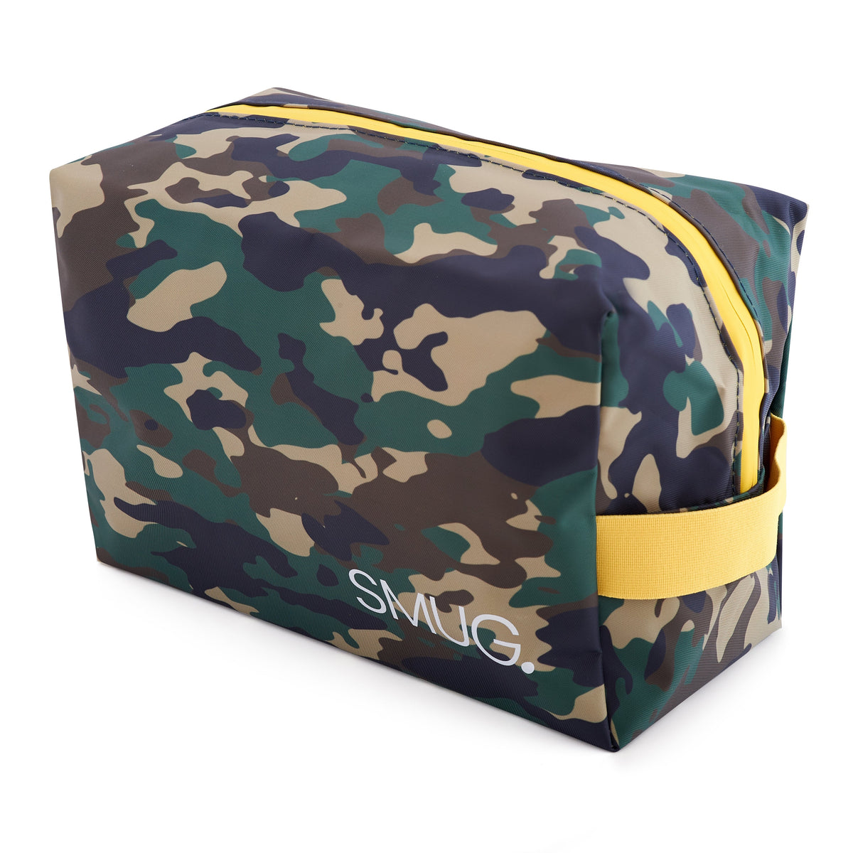 Wash Bag, Green Camo Print