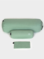 Yoga Studio Organic Meditation Bolster & Eye Pillow Set, Relax