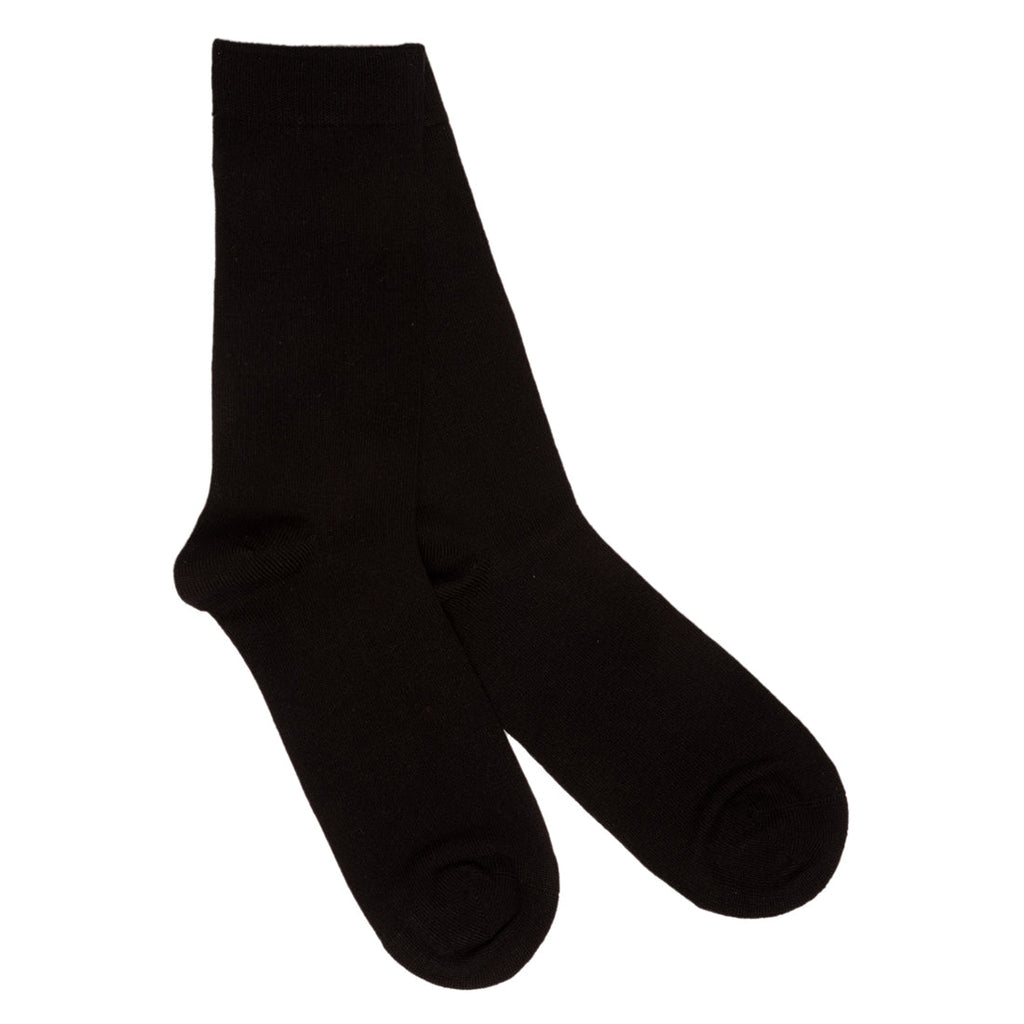 Jet Black Bamboo-Blend Socks