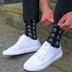 Black Skull Bamboo-Blend Socks