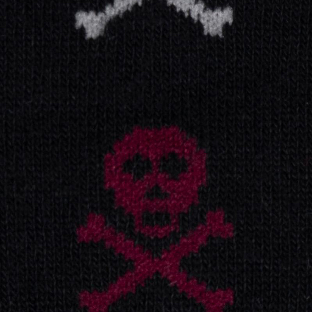 Black Skull Bamboo-Blend Socks
