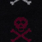 Black Skull Bamboo-Blend Socks