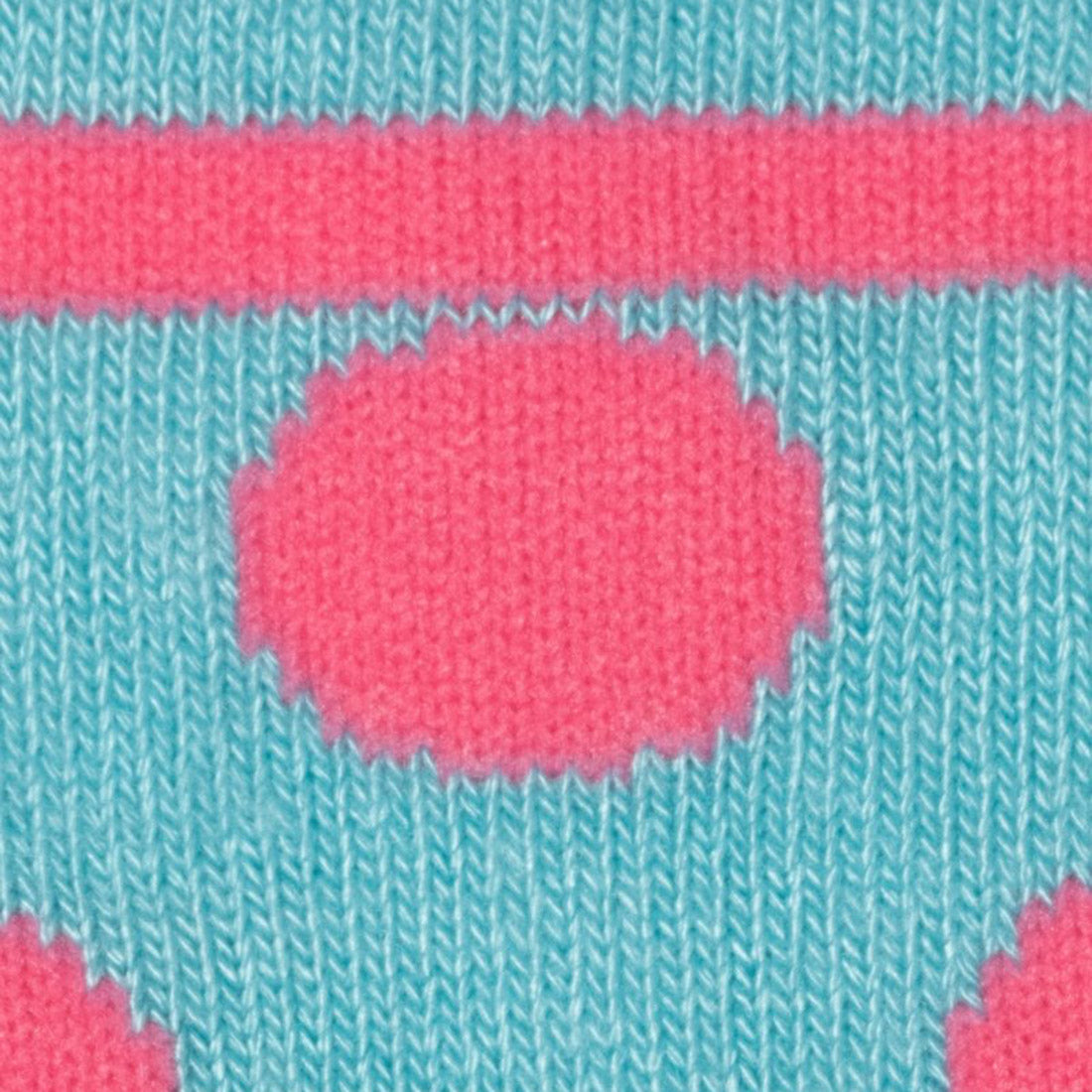 Blue & Pink Polka Dot Bamboo-Blend Socks