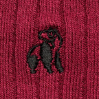 Burgundy Comfort Cuff Bamboo-Blend Socks