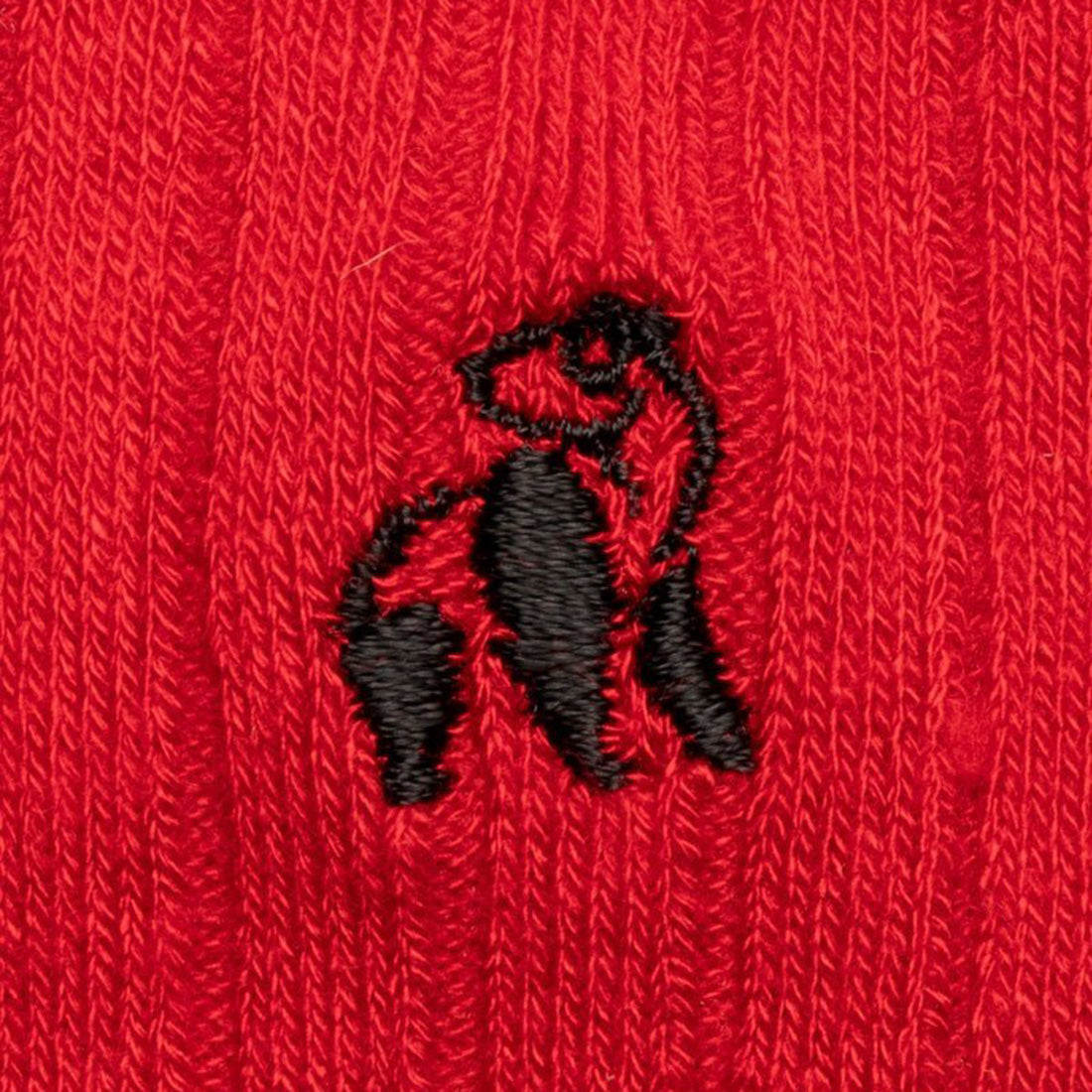 Classic Red Comfort Cuff Bamboo-Blend Socks