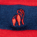Classic Red Striped Bamboo-Blend Socks