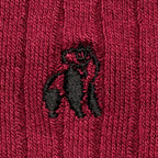 Deep Burgundy Bamboo-Blend Socks