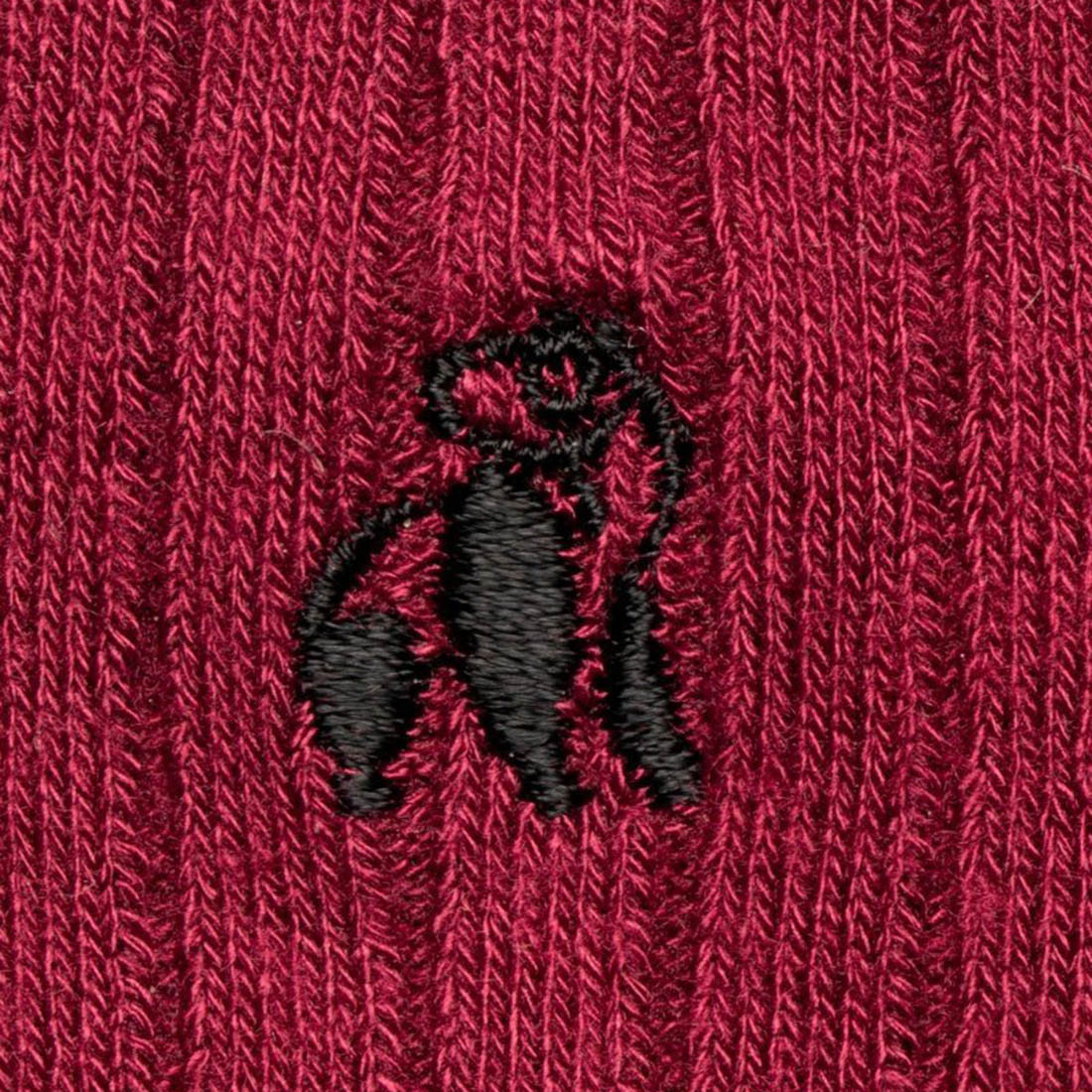 Deep Burgundy Bamboo-Blend Socks