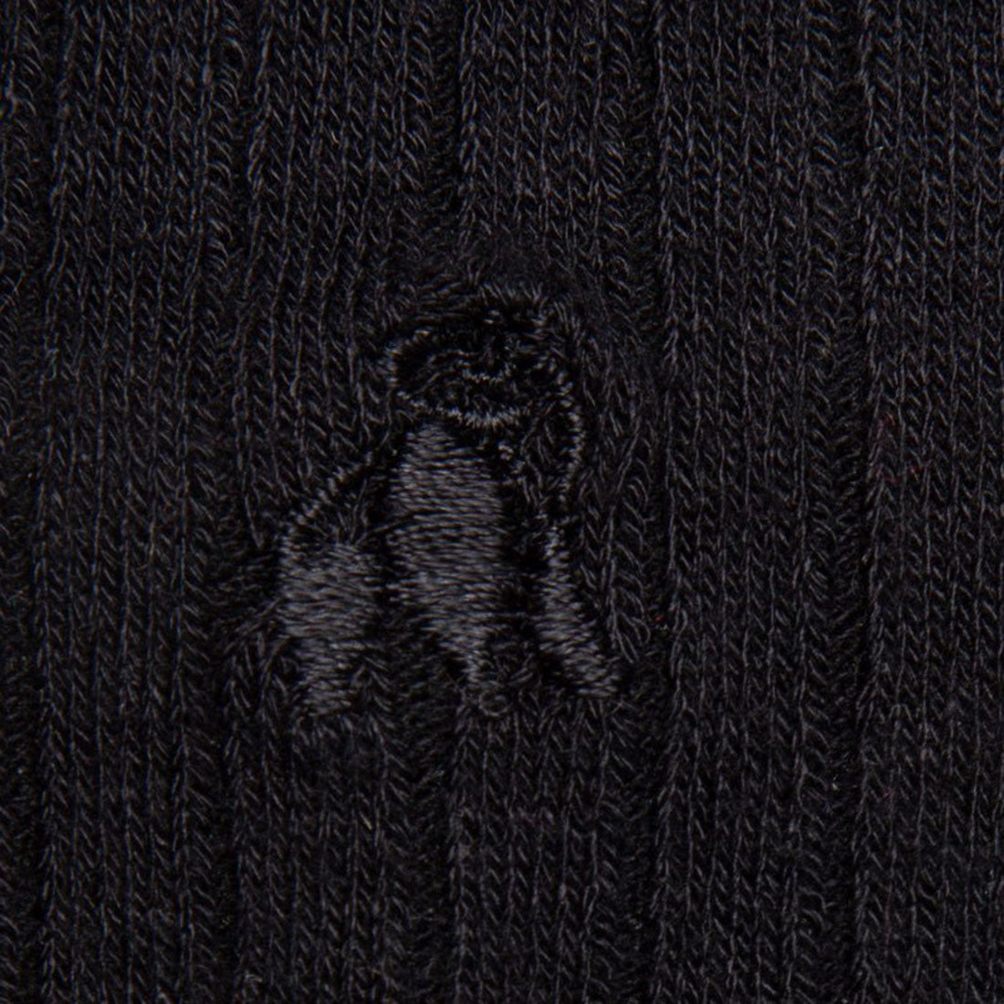 Jet Black Comfort Cuff Bamboo-Blend Socks
