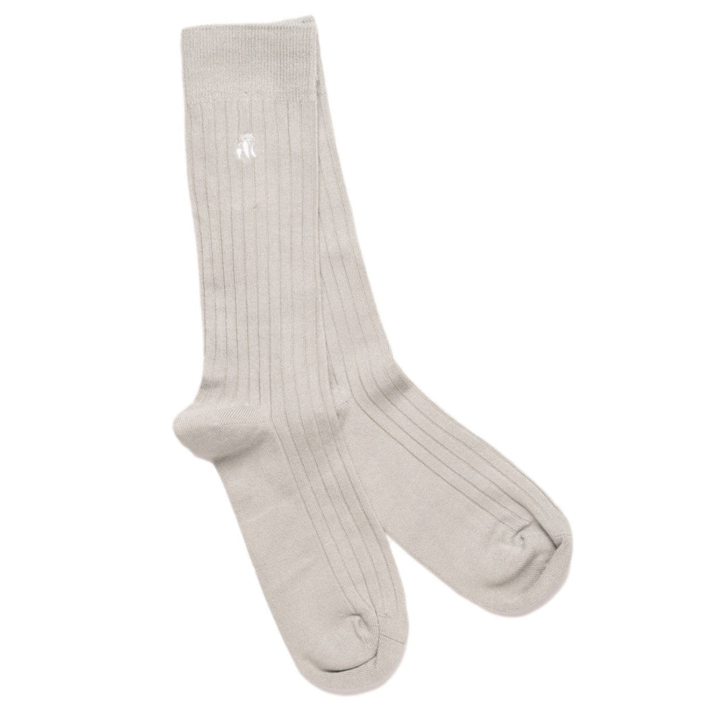 Light Grey Bamboo-Blend Socks