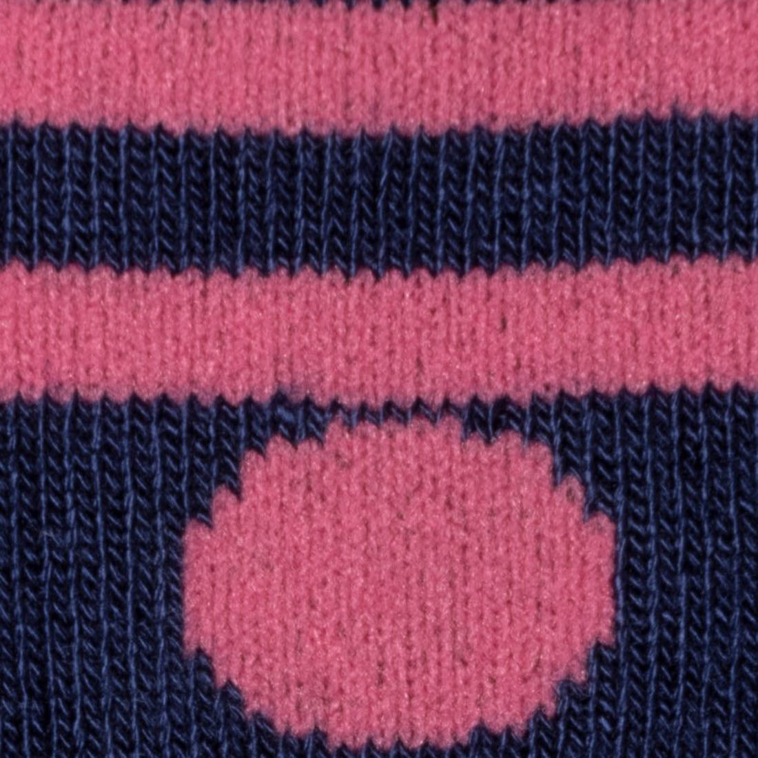 Navy & Pink Polka Dot Bamboo-Blend Socks