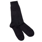 Navy Comfort Cuff Bamboo-Blend Socks