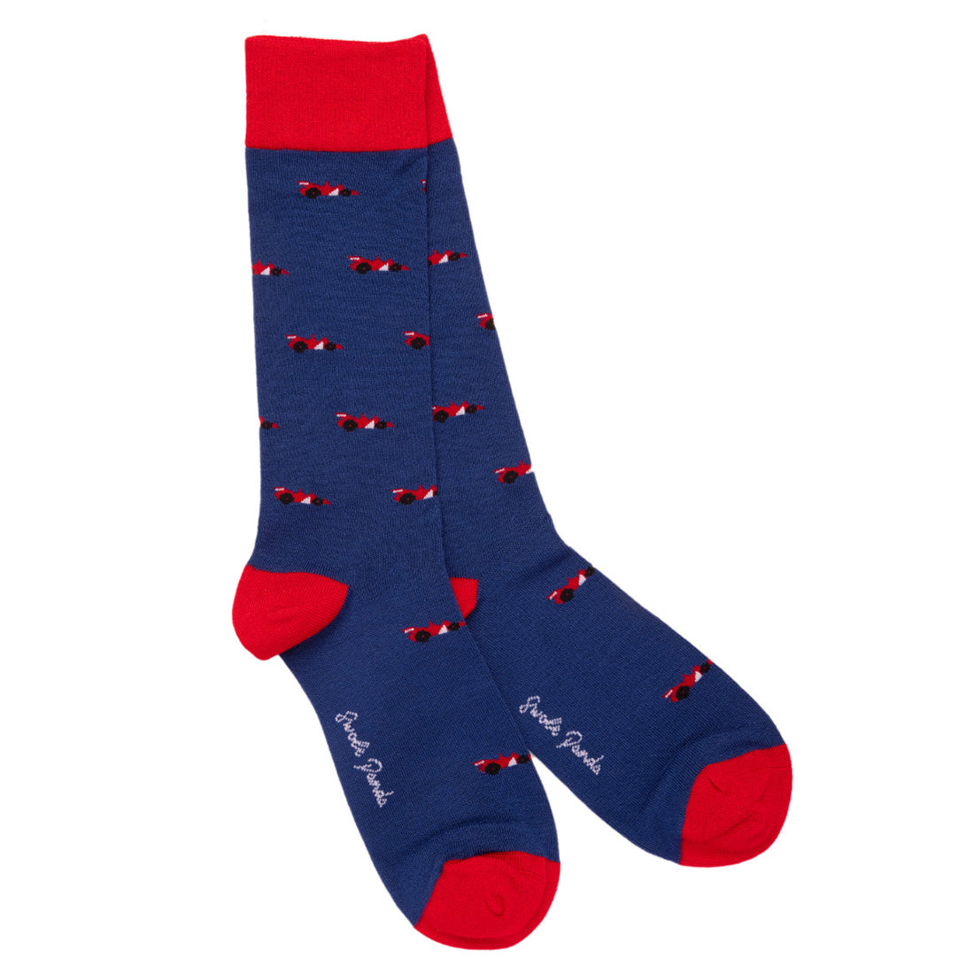Racing Car Bamboo-Blend Socks