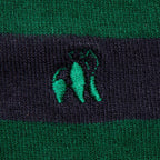 Racing Green Striped Comfort Cuff Bamboo-Blend Socks
