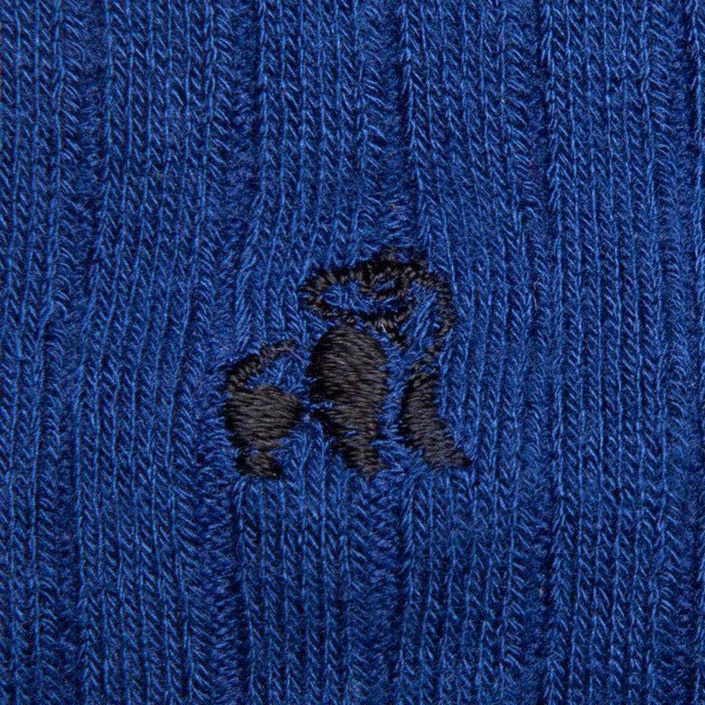 Royal Blue Bamboo-Blend Socks