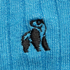 Sky Blue Comfort Cuff Bamboo-Blend Socks