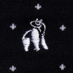 Spotted Black Bamboo-Blend Socks