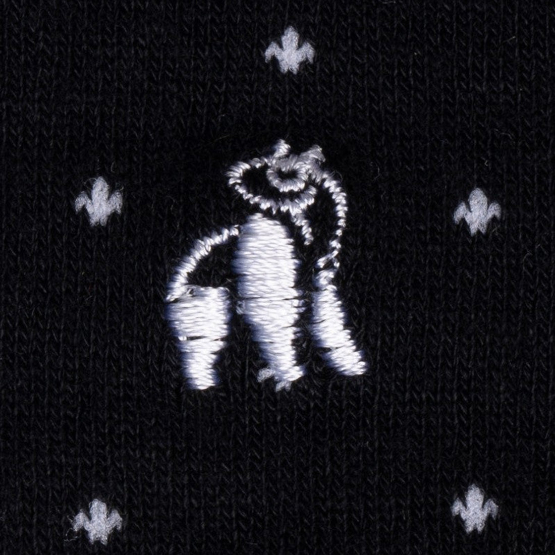Spotted Black Bamboo-Blend Socks