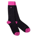 Spotted Pink Bamboo-Blend Socks
