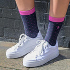 Spotted Pink Bamboo-Blend Socks