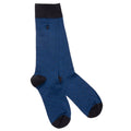 Spotted Royal Blue Bamboo-Blend Socks