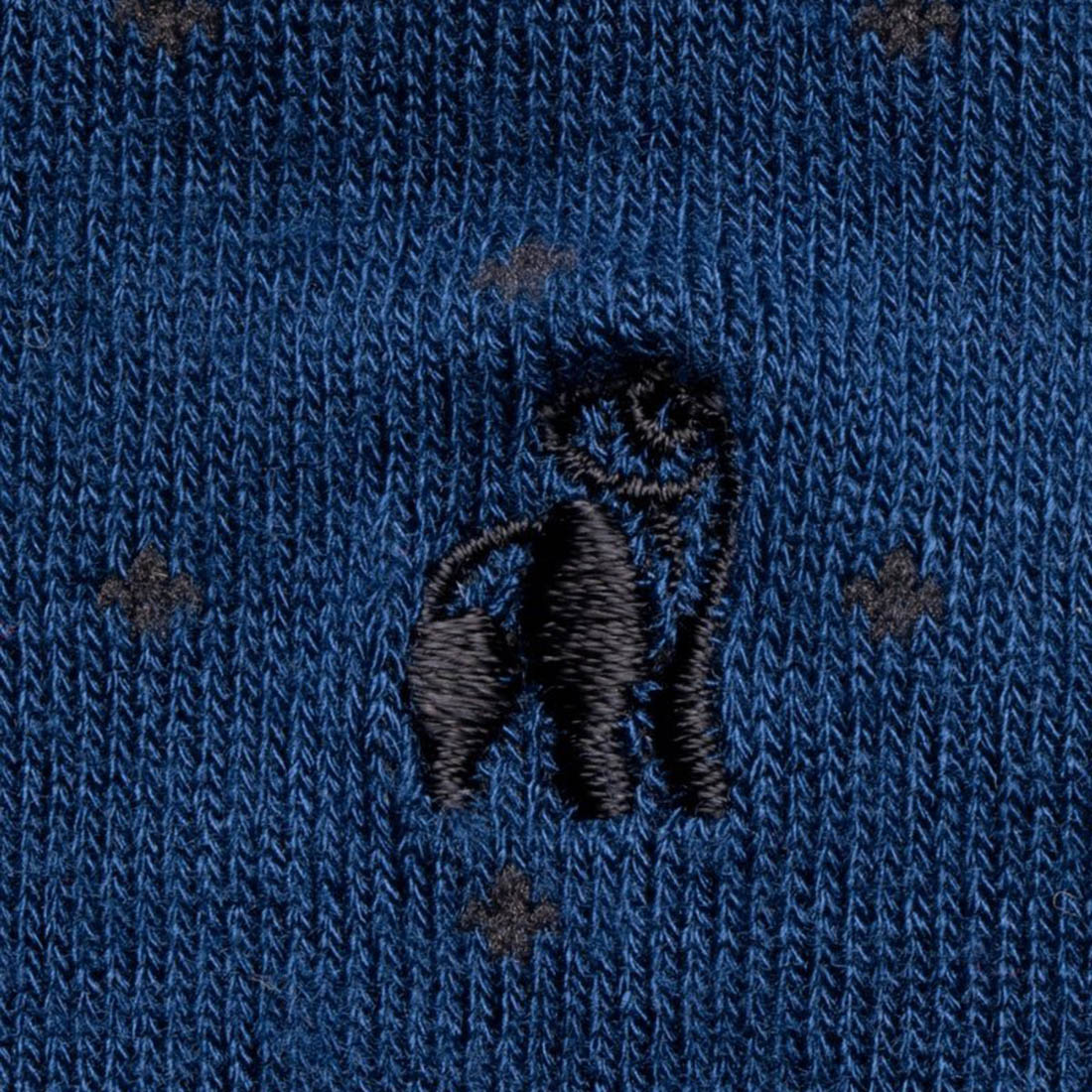 Spotted Royal Blue Bamboo-Blend Socks