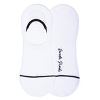 White No-Show Bamboo-Blend Socks